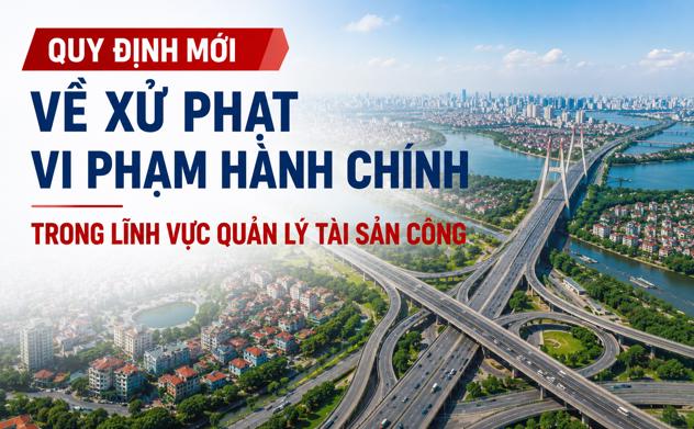 Quy định mới về xử phạt vi phạm hành chính trong lĩnh vực quản lý tài sản công